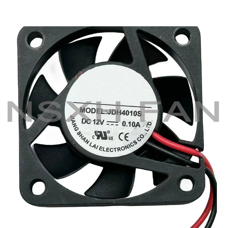 JDH4010S 12V 0.10A 40x40x10mm 2-Wire Server Cooling Fan