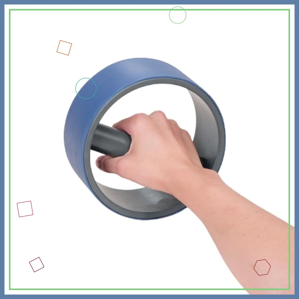 

Pronation Supination Wheel, 2lb Weighted Arm Trainer for Hand Forearm Shoulder Recovery & Rehabilitation