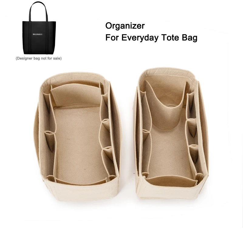 

Bag Insert Organizer For Everyday Tote Bag XXS XS S. Liner For Classical Handbag , Accept Custom Size Color Inner Structure