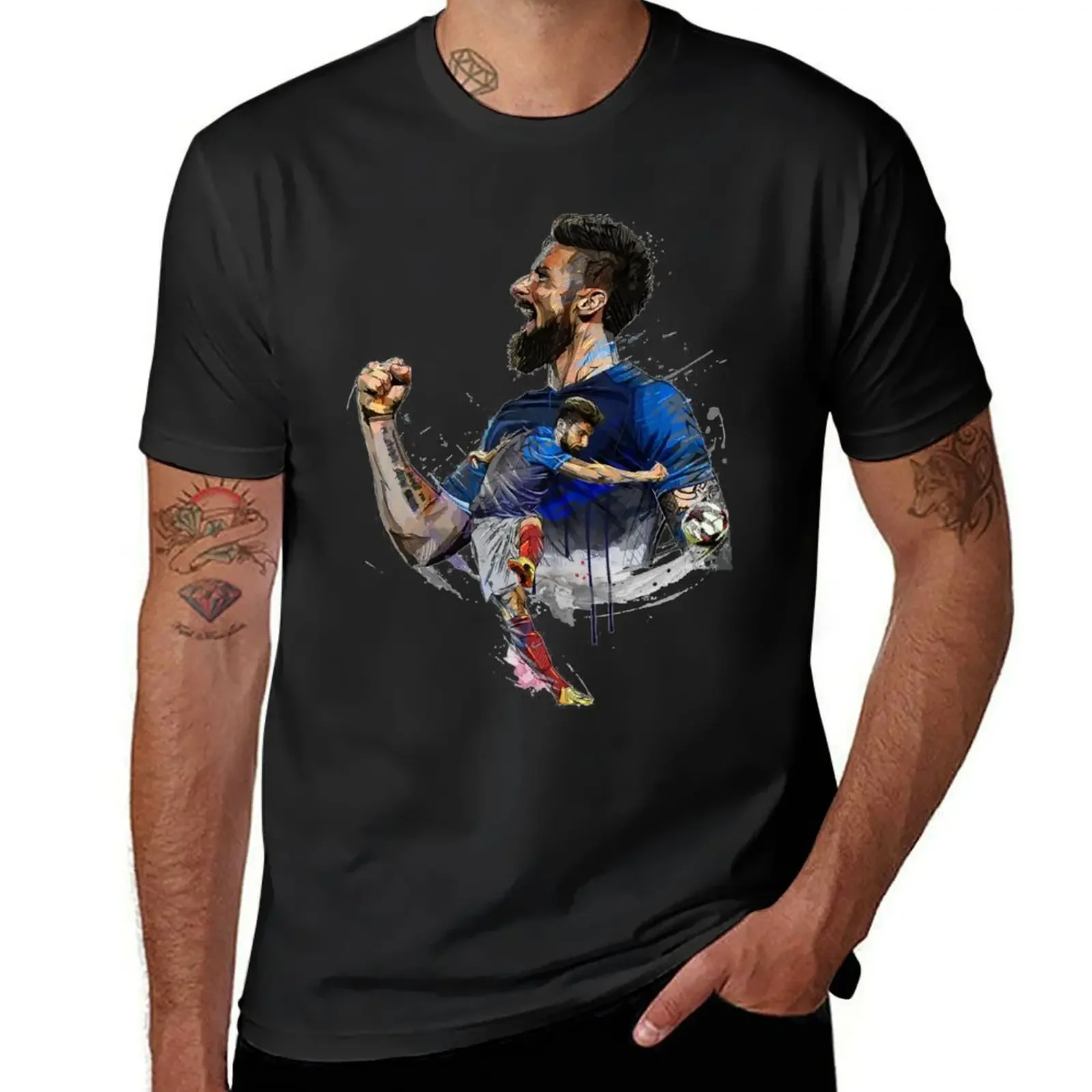 Olivier Giroud - FrenchSoccer team T-Shirt luxury t-shirt kawaii clothes vintage t shirts funny t shirts for men