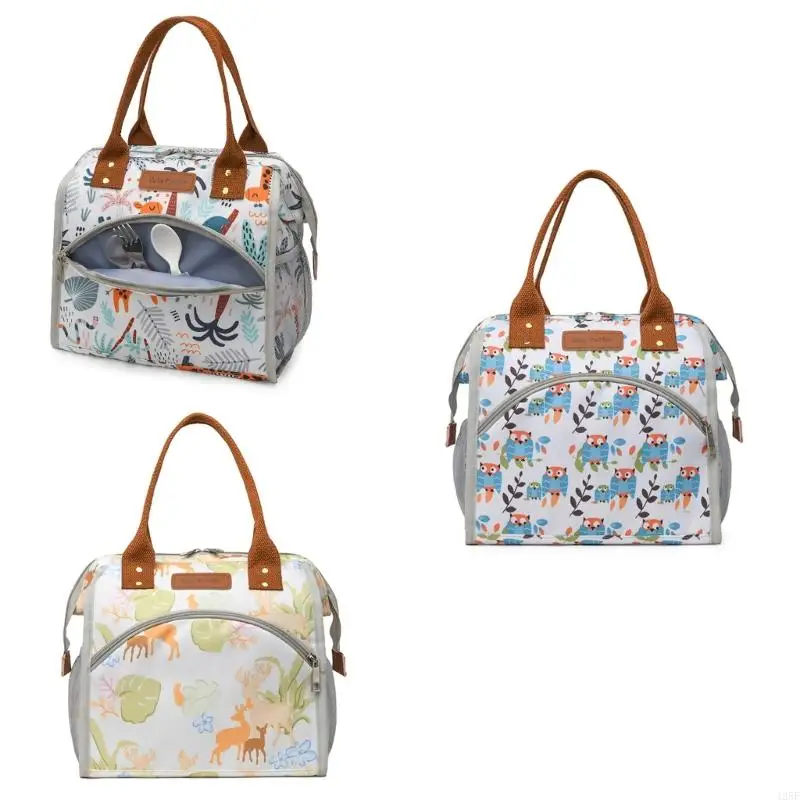 

Multifunction Baby Diaper Bag with Large Storage Comfortable Carry Giraffe Pattern Designings for Traveling Parents 425F
