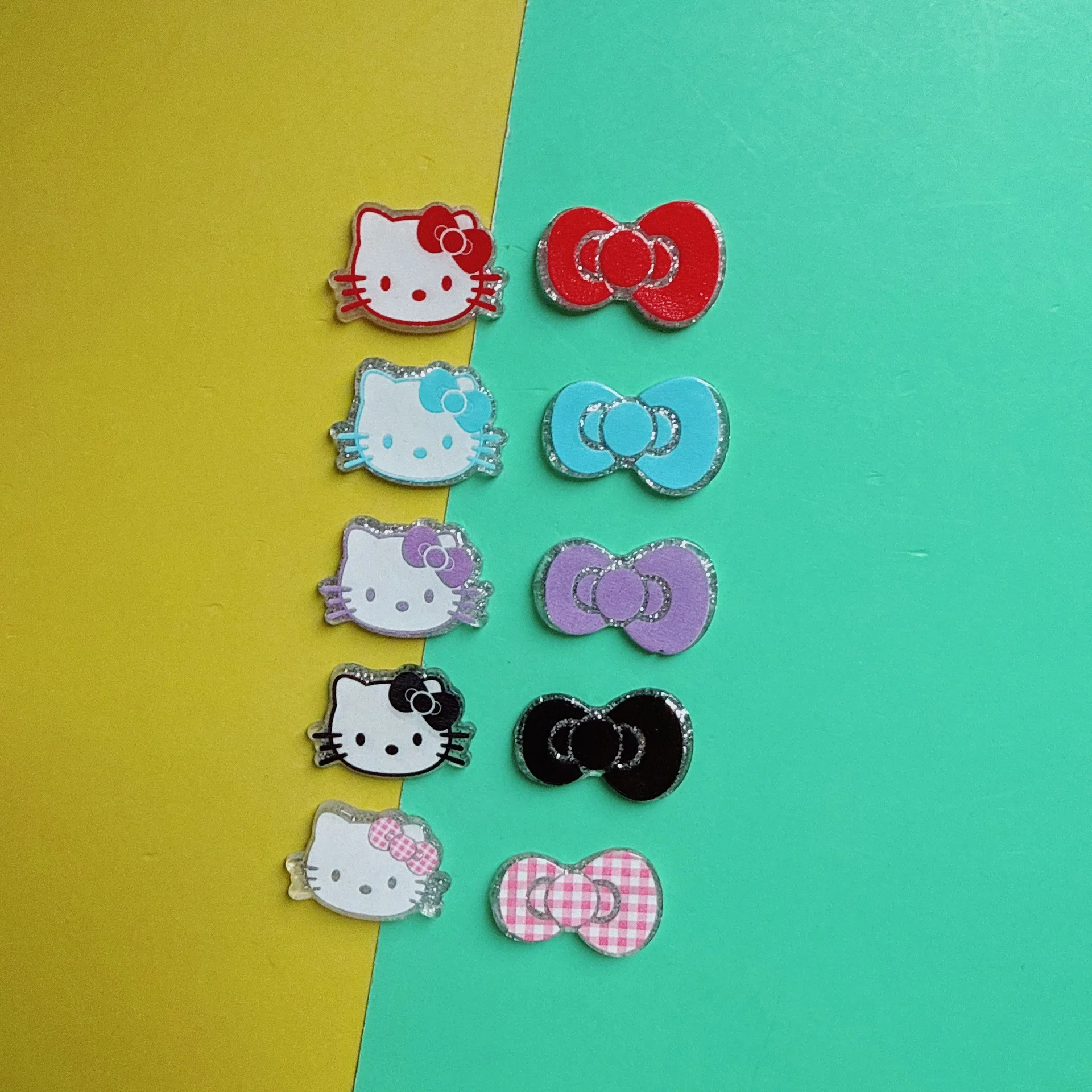 5pcs Sweet fine glitter plaid  - Phone Cases Websites ulasan dan harga