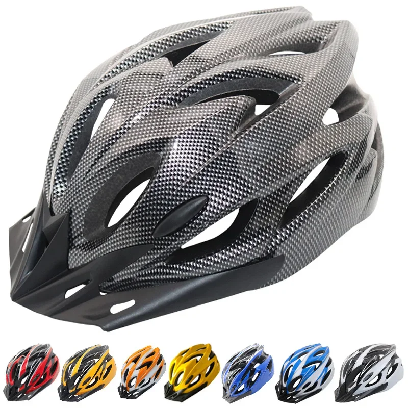 Men Women Adjustable Bike helmet Cycling Helmet Comfort Lining Lightweight Hollow  Riding Safety head protection