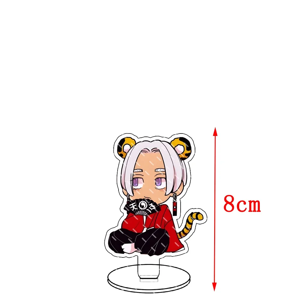 Tokyo Revengers Mikey Keychain Acrylic Figure Cosplay Keyring Acrylic Bague Acier Inoxidables Necklace Aretes Bracelet Bts Kings