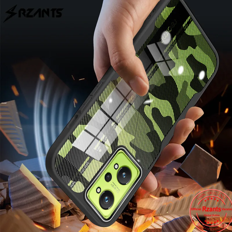 Rzants Ultra Thin Case for OPPO Realme GT Neo 2 GT2 Neo 3T Camouflage Back Cover [Beetle Upgrade Design] Slim Shockproof Shell