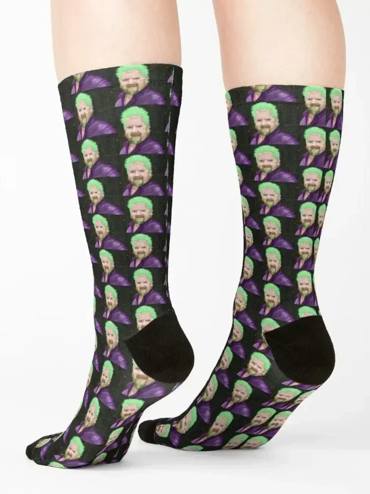Joker Guy Fieri Socks Christmas hiking floor Novelties Socks Man Women's