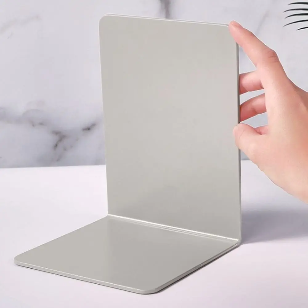 Book Holder L-shaped Desk Bookends Durable Display Book Stand INS Simple Book Support Rack Minimalism