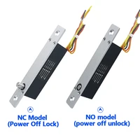 DC12 small access control electric mortise lock embedded electronic bolt lock door lock mini electric lock with feedback 5