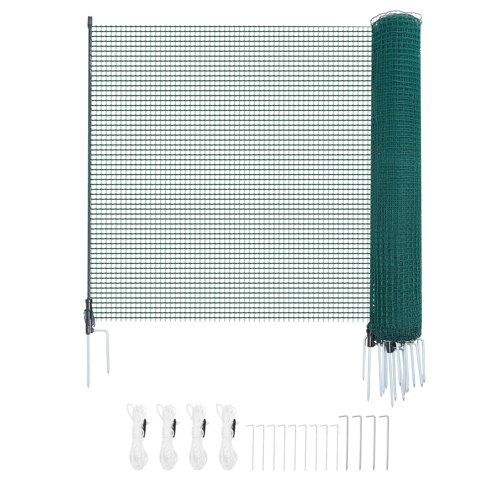 Durable Temporary Plastic Mesh Fence for Dogs and Gardens