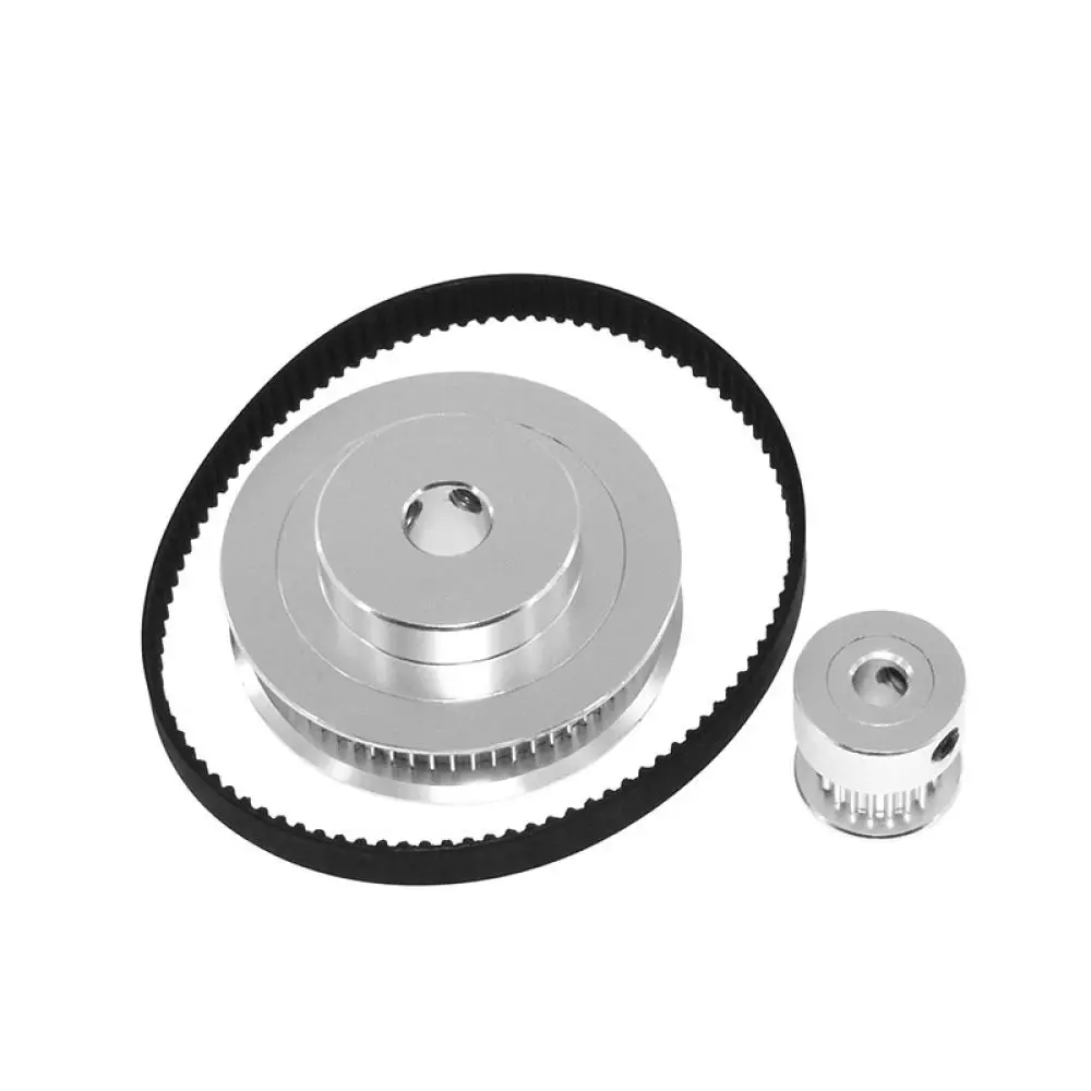 2GT Synchronous Timing Belt Pulley Set 20T 60T Reduction Ratio 1 to 3 CNC 3D Printer Transmission Transmission Gear Kit