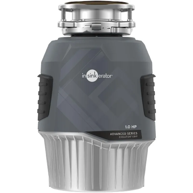 InSinkErator EVOLUTION 1HP 1 HP, Advanced Series Continuous Feed Food Waste Garbage Disposal, Gray