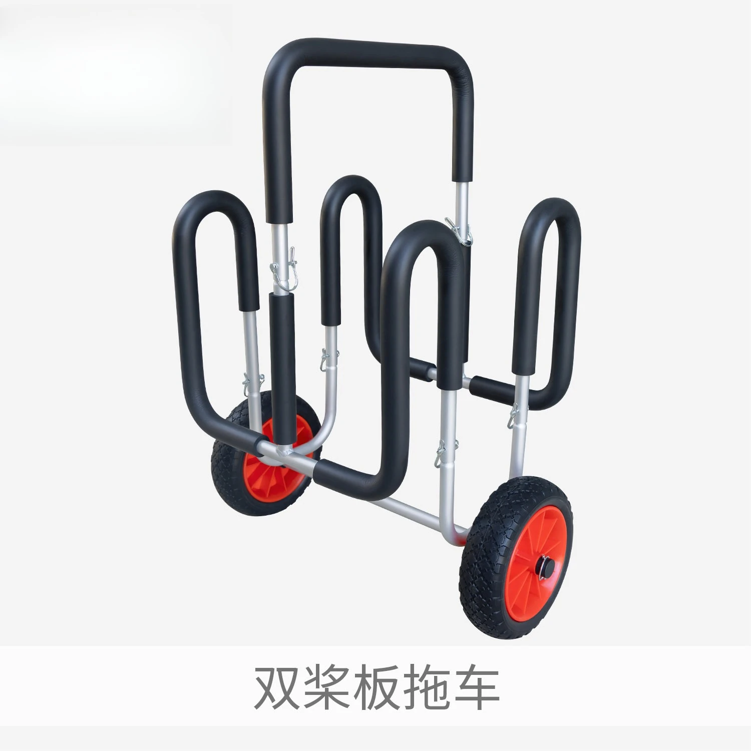 Trolley Aluminum Foldable Hand Cart With Adjustable Straps For Hard Plastic Paddle Board Fiberglass Water Sport Portable
