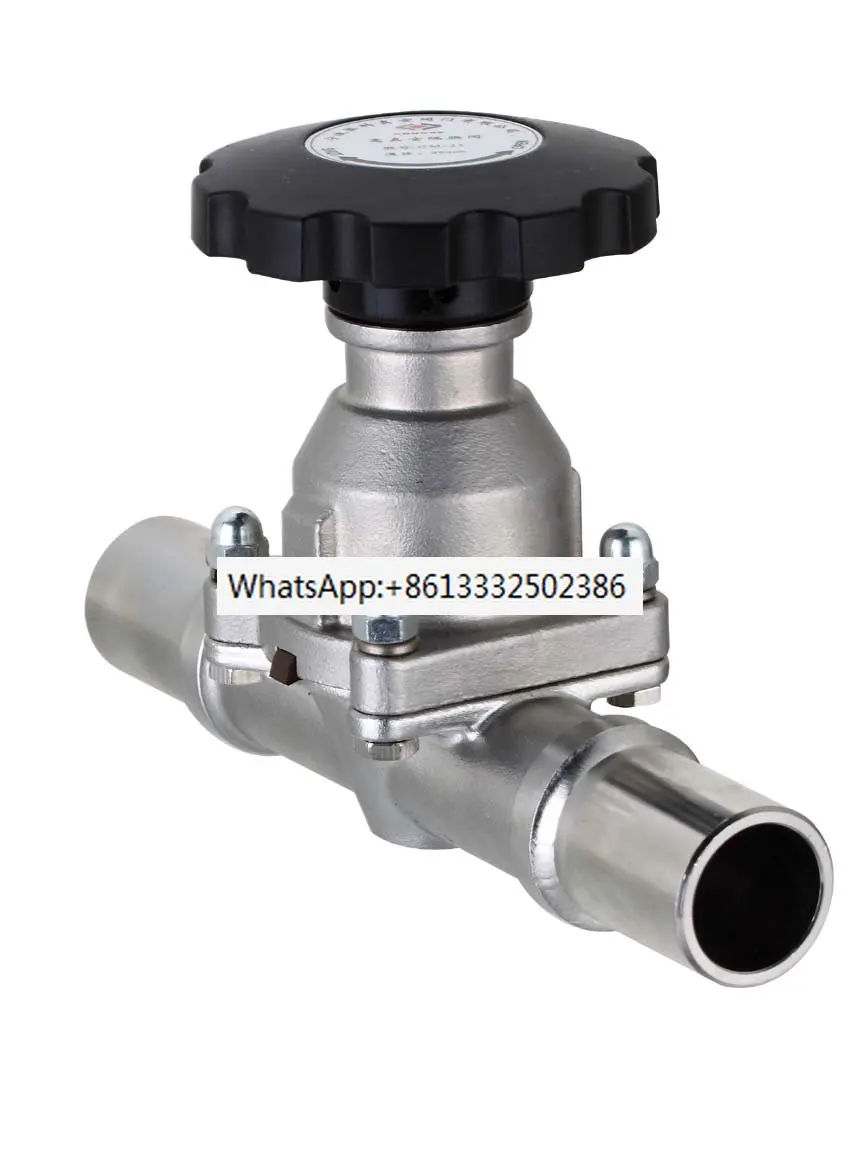 

Stainless steel manual high vacuum diaphragm valve GM-10-H