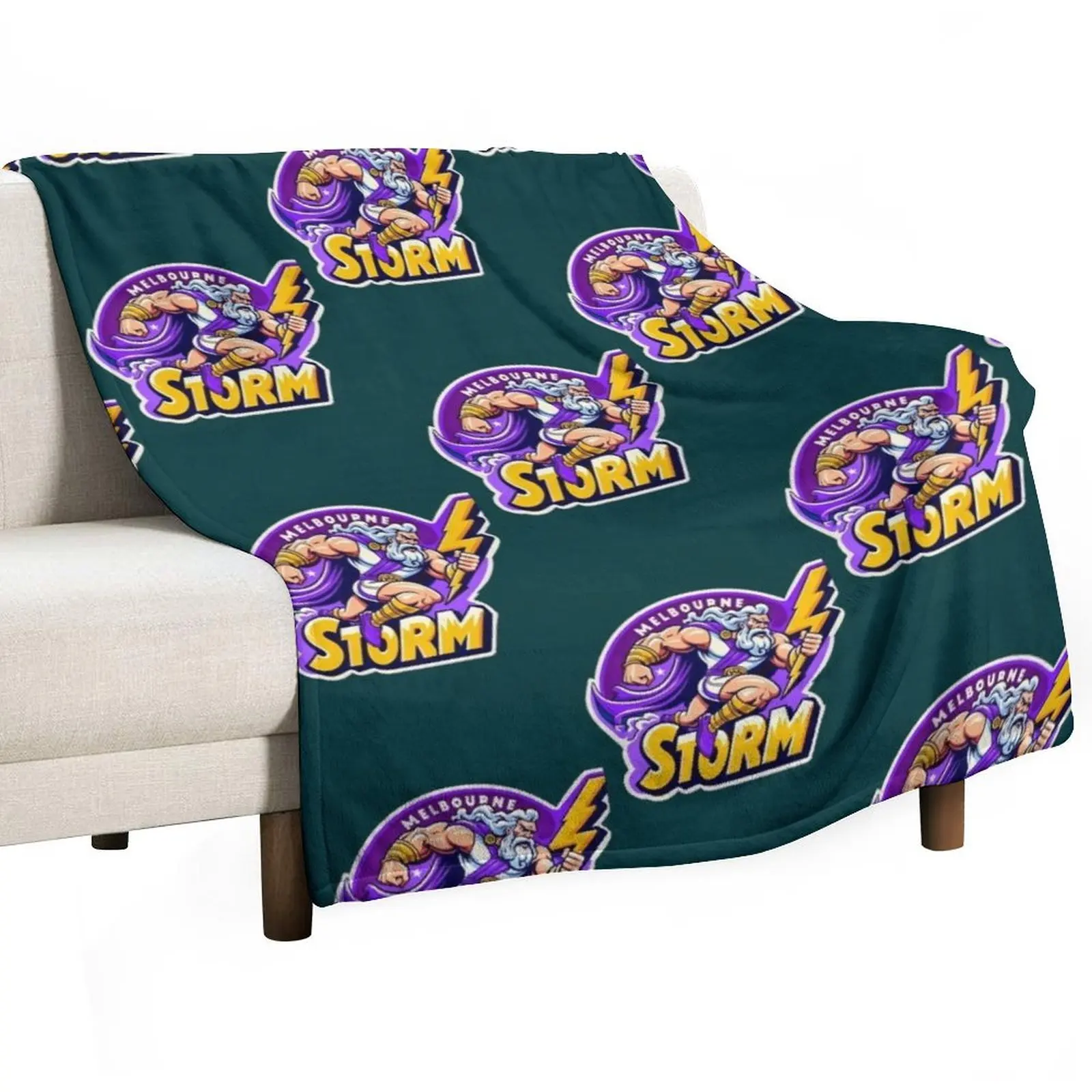 Melbourne Storm Active Throw Blanket Sofa Extra Large Throw Decorative Sofas Travel Blankets