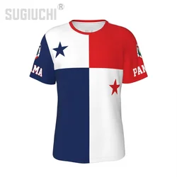 Unisex Nation T-shirt Panama Flag Panamanian T-shirts jersey For Men Women Soccer Football Fans Gifts Custom clothes tee