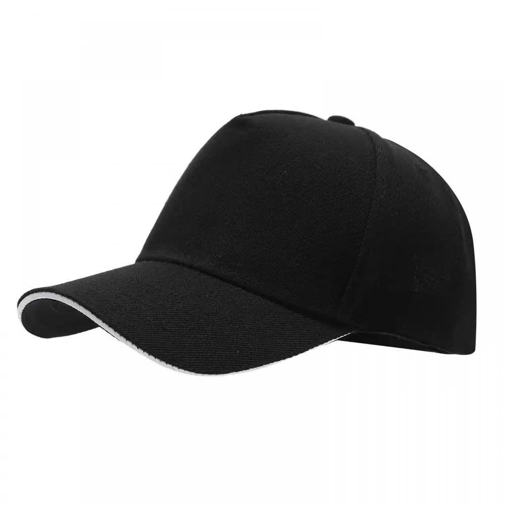 Customized Printed Logo Mao Qing Sandwich Five Piece Baseball Cap Men Sunscreen Duck Tongue Hat Women Fashionable Versatile Caps
