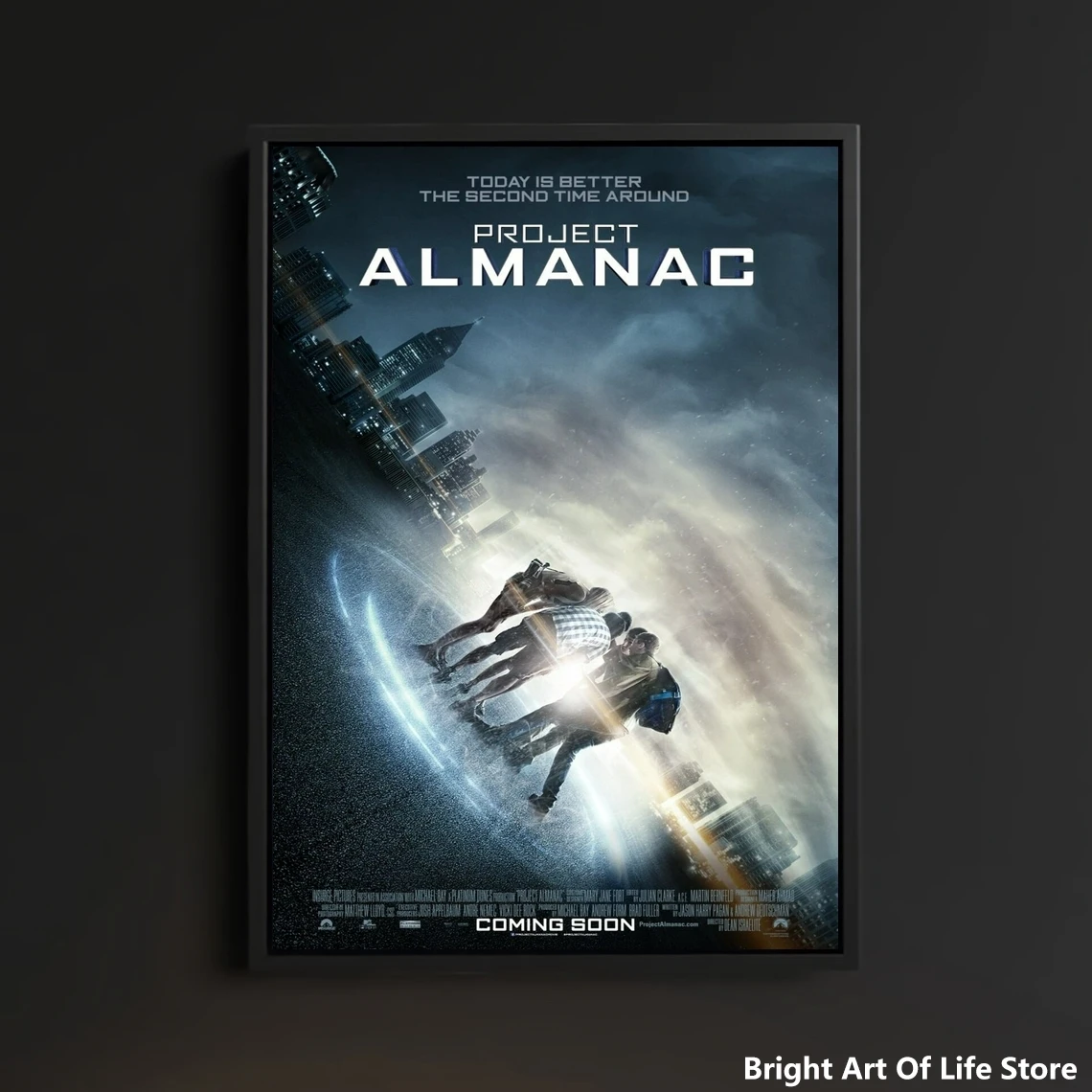 

Project Almanac Movie Poster Star Actor Art Cover Canvas Print Decorative Painting (No Frame)