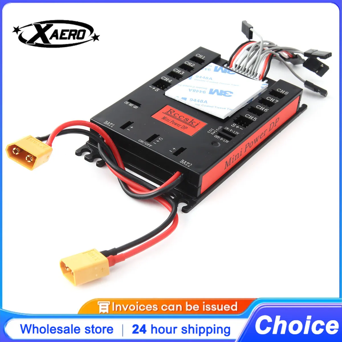 

Mini Power DP Power Distribution Board PDB with 5V/12V BEC for RC Drone FPV Servo Control & Current Sensor