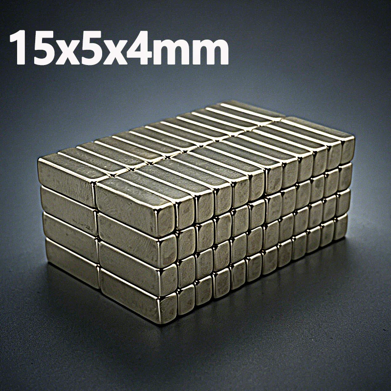 15x5x4mm Magnet N35 NdfeB Permanent Magnetic Imanes 15*5*4mm Accessory 5-100pcs Square Shape Garage Tool Office Neodymium Magnet