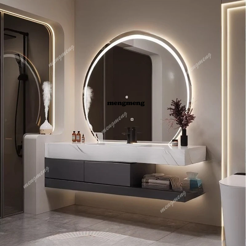 

Light Luxury Bathroom Cabinet Toilet Dressers Modern Makeup Sink Bathroom Cabinet Storage Organizer Vestidores Trendy Furniture