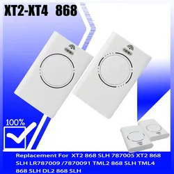 XT2 XT4 868 SLH LR Telecomando per porta garage compatibile con frequenza 868 Mhz XT2 XT4 868 SLH, XT2 XT4 868 SLH LR