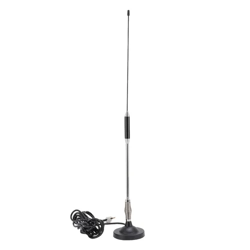 Imagen 2 del producto Kit de antena CB 26-28MHz 26.37in Kit de antena CB con soporte magnético resistente y resorte para estaciones base móviles de automóviles y camiones