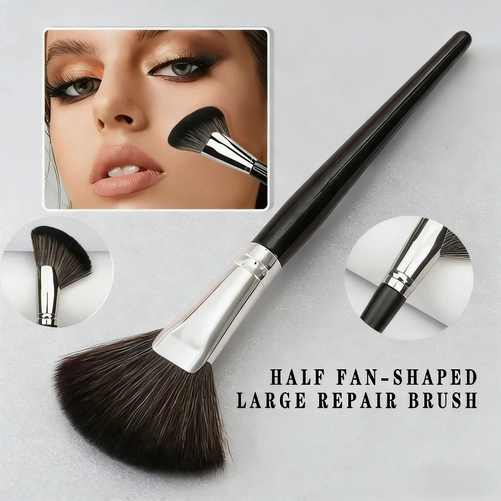 แปรงทรงเคียว, แปรงเฉดดิ้งแบบมุมสำหรับใบหน้า, แปรงคอนทัวร์ใบหน้า, แปรงทรงหยัก