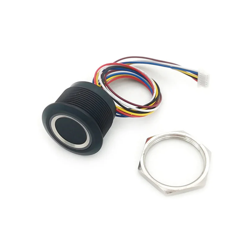 Picture 3: A63K-R503 RGB Ring Indicator Fingerprint Module Capacitive Fingerprint Module Sensor Scanner IP65 Waterproof