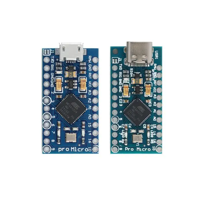 Placa de desarrollo Micro profesional ATMEGA32U4-MU Módulo de placa de desarrollo de microcontrolador MICRO/TYPE-C