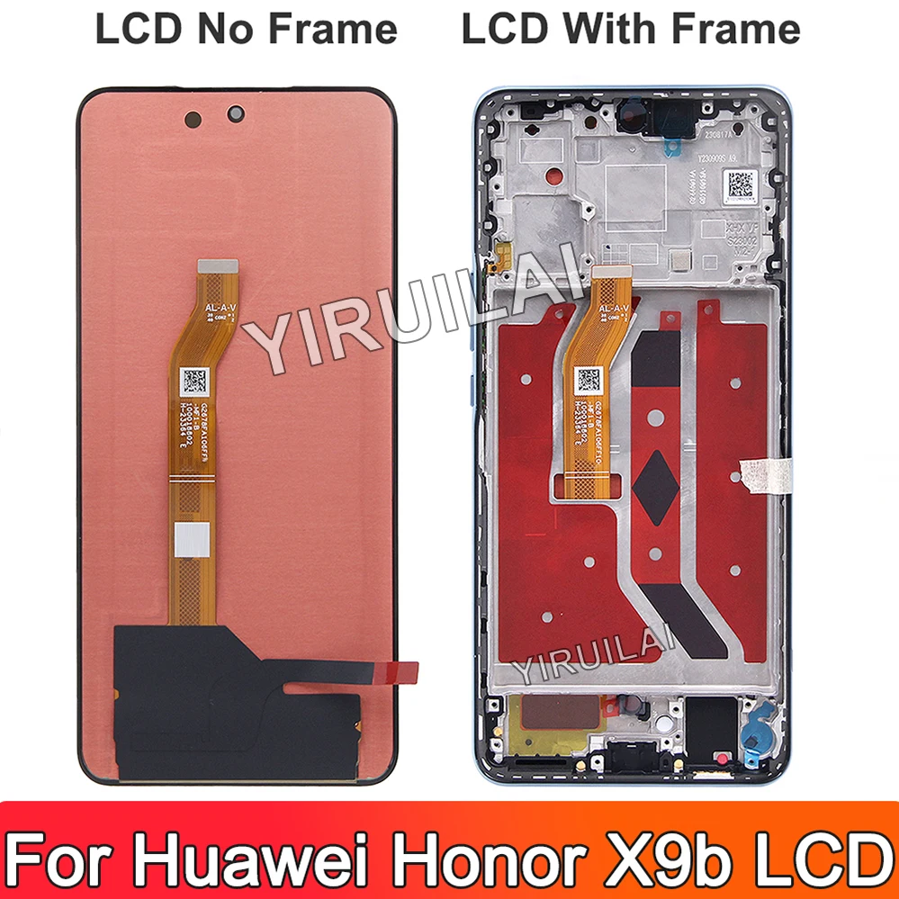 6.78'' For Honor X9B ALI-NX1 LCD Display Touch Screen With Frame Digitizer Assembly Replacement For Honor X50 ALI-AN00 Display