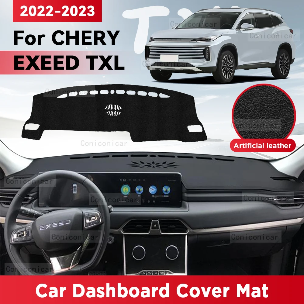 

For CHERY EXEED TXL 2022 2023 Car Dashboard Cover Mat Sun Shade Pad Avoid Light Mat Instrument Carpet Protection Accessories