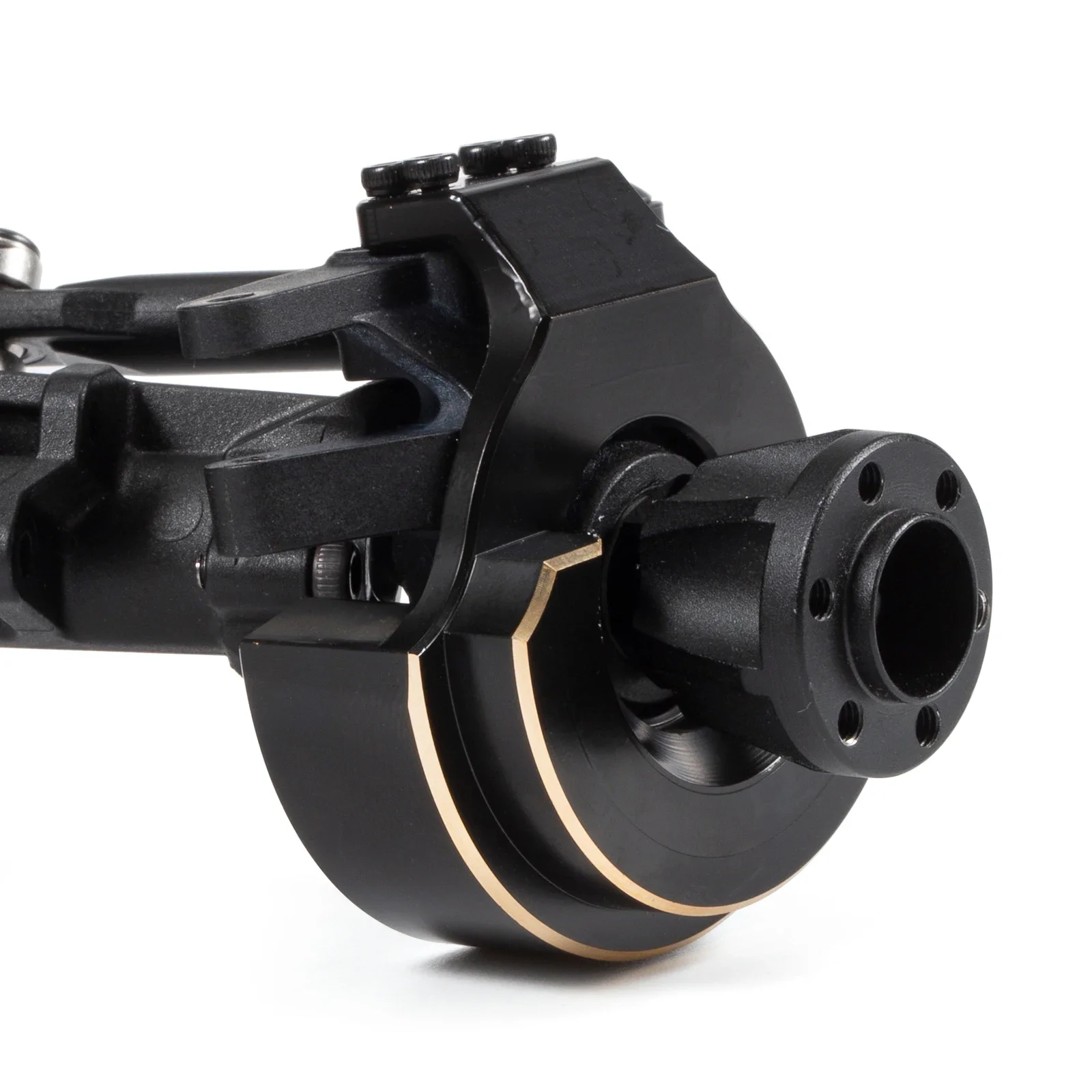 Pesos de nudillos compensados bajos de latón para Vanquish H10 OPTIC Eje delantero Centro de gravedad inferior Mejora la estabilidad Tracción