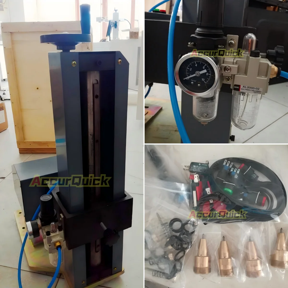 آلة وضع علامات المعادن الدوارة ذات 3 محاور لسطح المكتب آلة تحديد لوحة اسم نقطة Peen #6