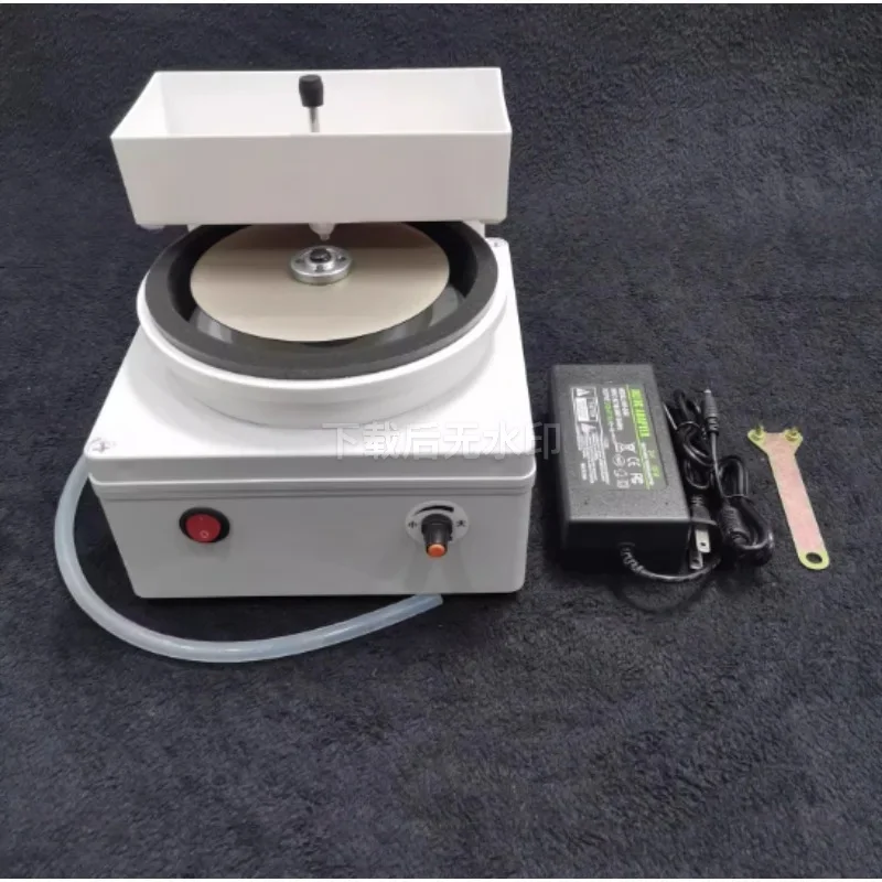 Electric Water Cooled Flat Grinder 125mm Diamond Grinding Tool Portable Lapidary Equipment for Sharpening and Polishing