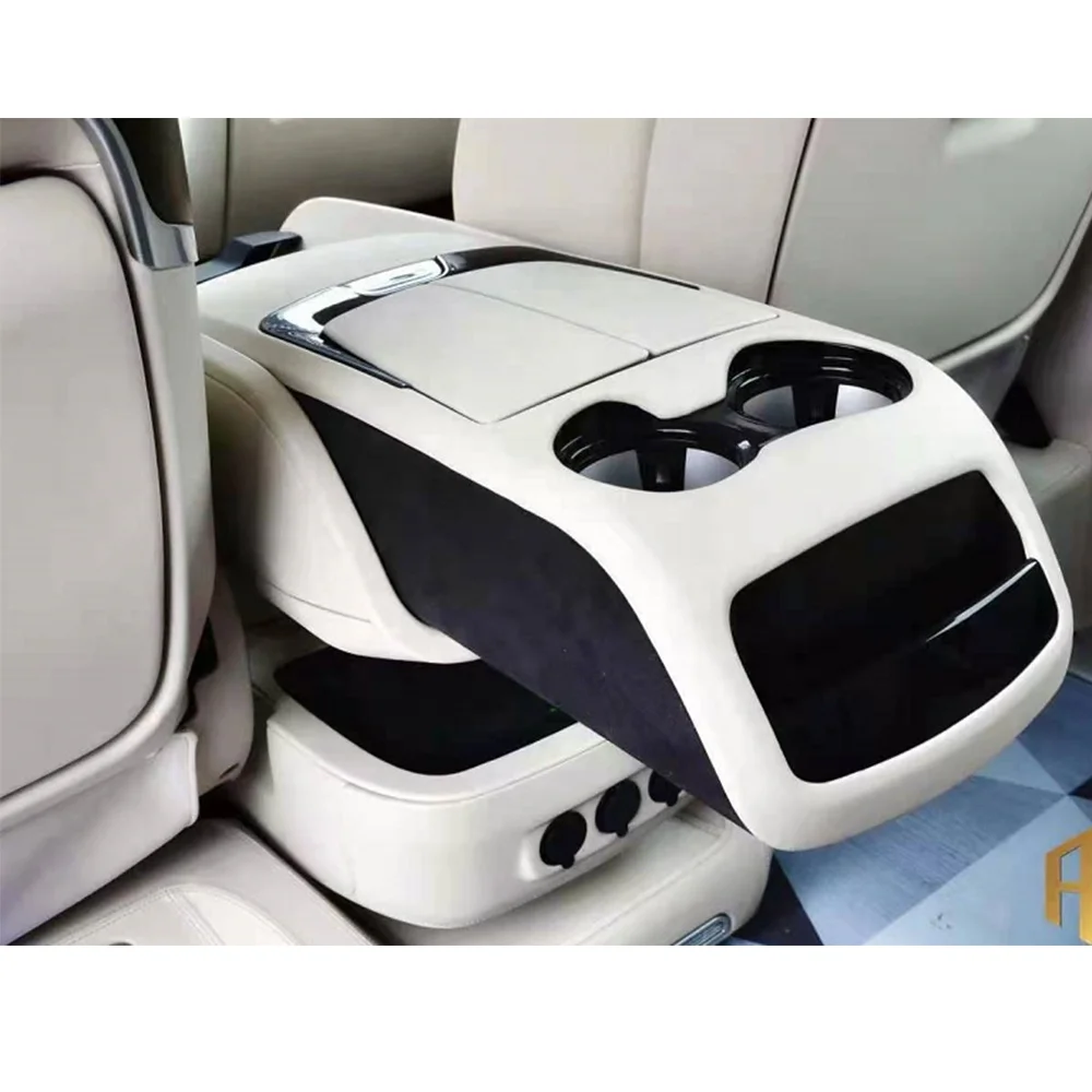 

Luxury electric front seat armrests with storage box and cup holder for V-class car modification accessories