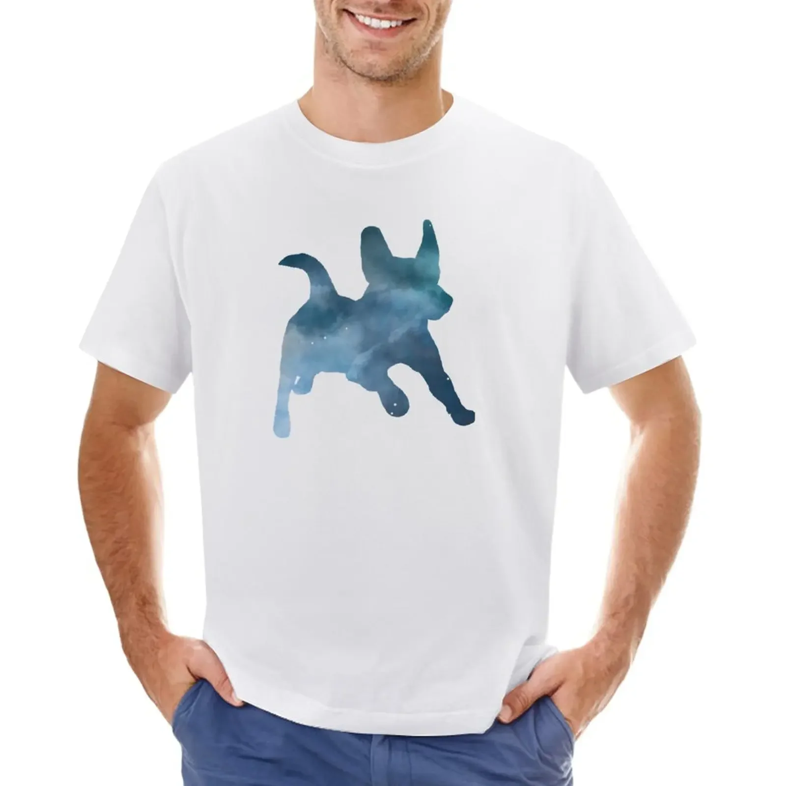 Jack Russell Terrier T-Shirt vintage clothes korean fashion men clothings