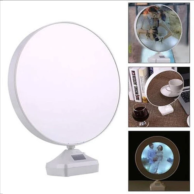 1Pc 昇華ブランクマジック化粧鏡フォトフレームカスタム結婚式/ホーム/ホテル/バレンタインの装飾ギフト