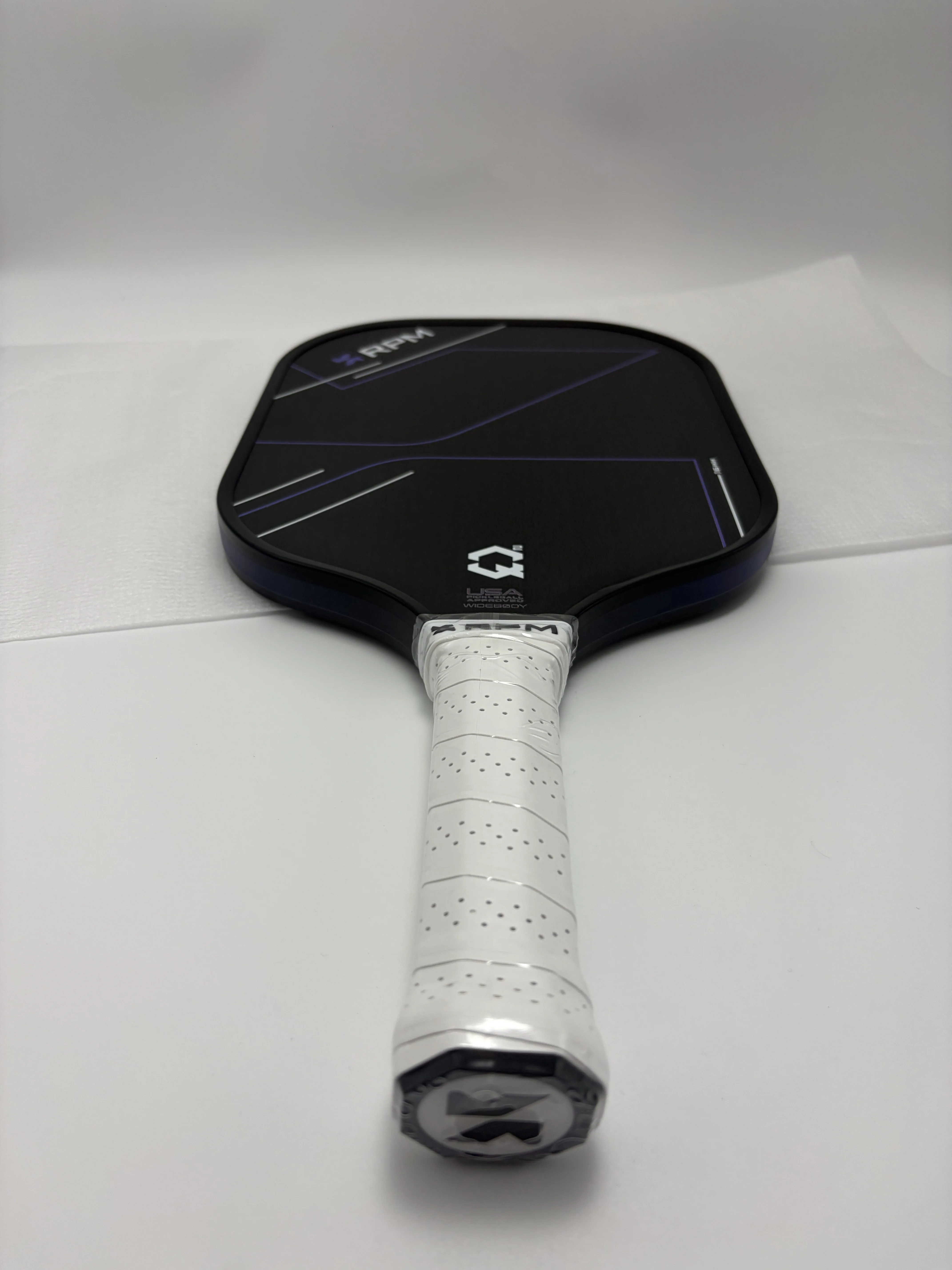 RPPM Q2 Original 1:1 16mm Wide T700 Carbon Fiber USAPA Approved Professional Pickleball Paddle Multi-Zone Full EPP Foam Core