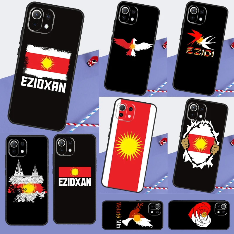 Yazidi Flag Ezidxan For POCO F5 X3 X4 X5 Pro F3 F4 GT M5s C40 Case For Xiaomi 13 12 Lite 12X 11T 12T Pro Cover