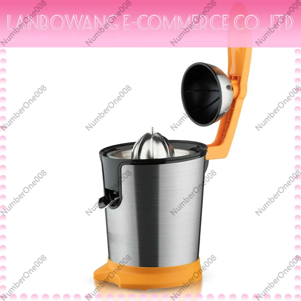 110V 220V Electric Citrus Juicer Orange Squeezer Auto Pulp Separation Stainless Steel Easy Clean 600W
