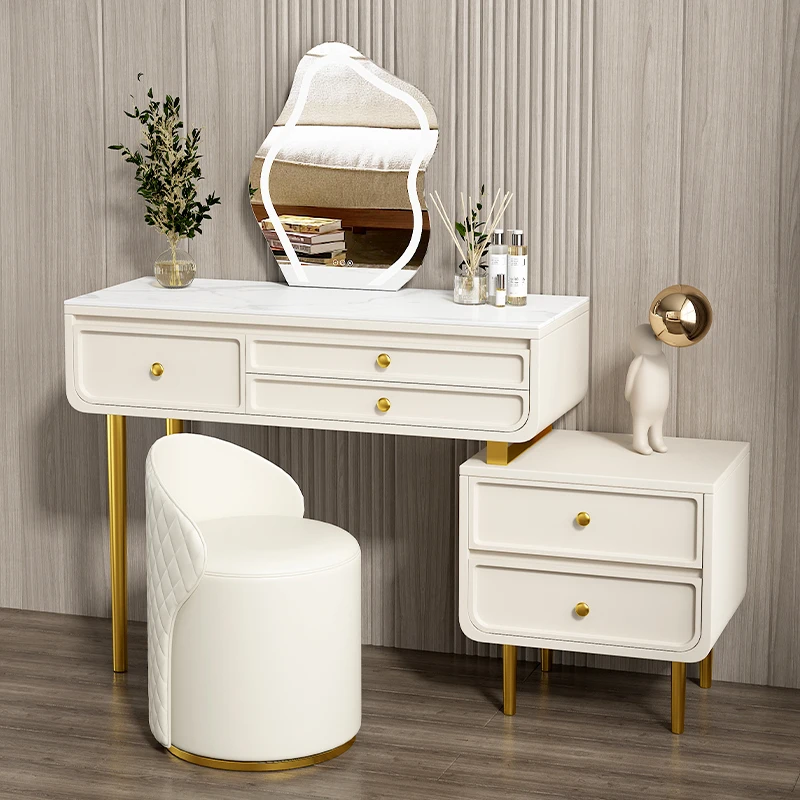 Mirror Women Dressers Computer Desks Multifunction Classic Mobile Dressers Storage Vanity Pentiadeira Feminina Salon Furniture