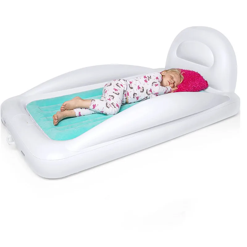 

Thickened inflatable bed with backrest portable and removable