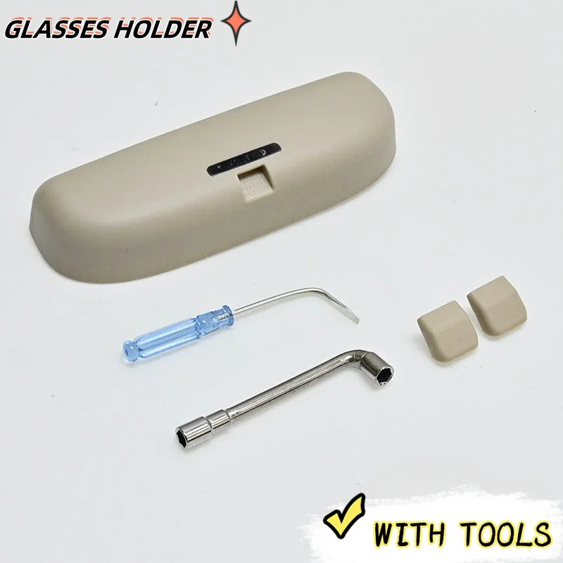 For Land Rover Freelander Discovery 3/4 Evoque Glasses Case ABS Car Sunglass Holder Storage Box Accessories