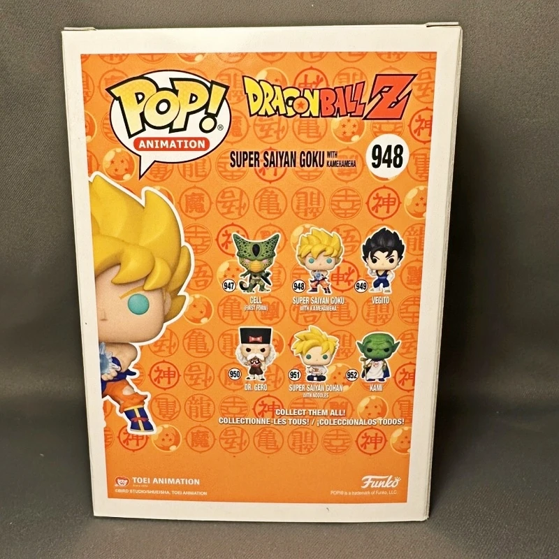 Funko Pop! Dragon Ball Z Super Saiyan Goku with Kamehameha #948 Vinyl Figure Anime Collectible Model Desktop Ornament Gift Toy - view 2