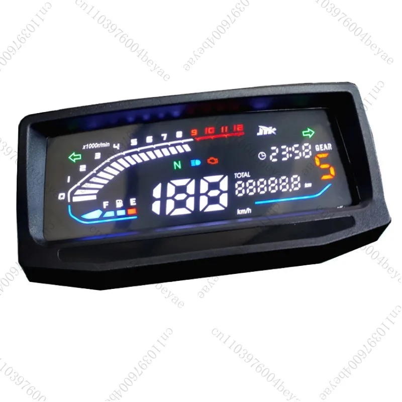 Modifications Electric Motorcycle LCD  TFT Display Screen Speedometer for Motorbike Upgrades Aftermarket Accessories