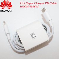 Original HUAWEI 3.3A 100cm/180cm USB C to USB C Cable Type C PD Cable Quick Charge 3.0 Fast Charging For Huawei Samsung Xiaomi