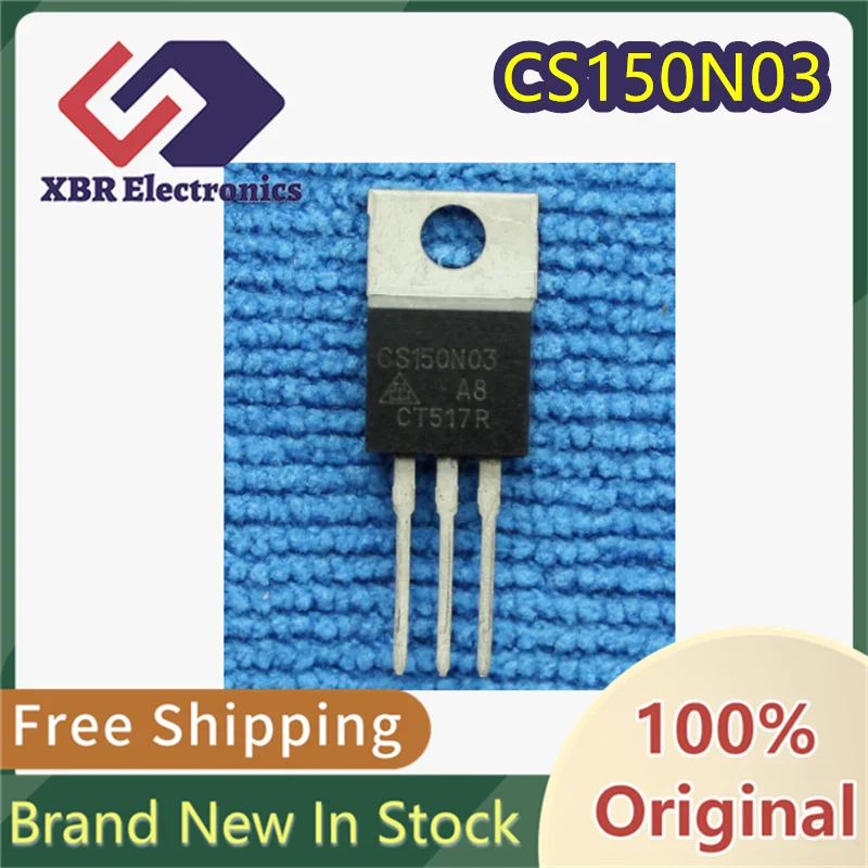 

(10/50 pieces) CS150N03 150N03 TO-220 High-current, high-power controller inverter commonly used tube Brand new Free shipping