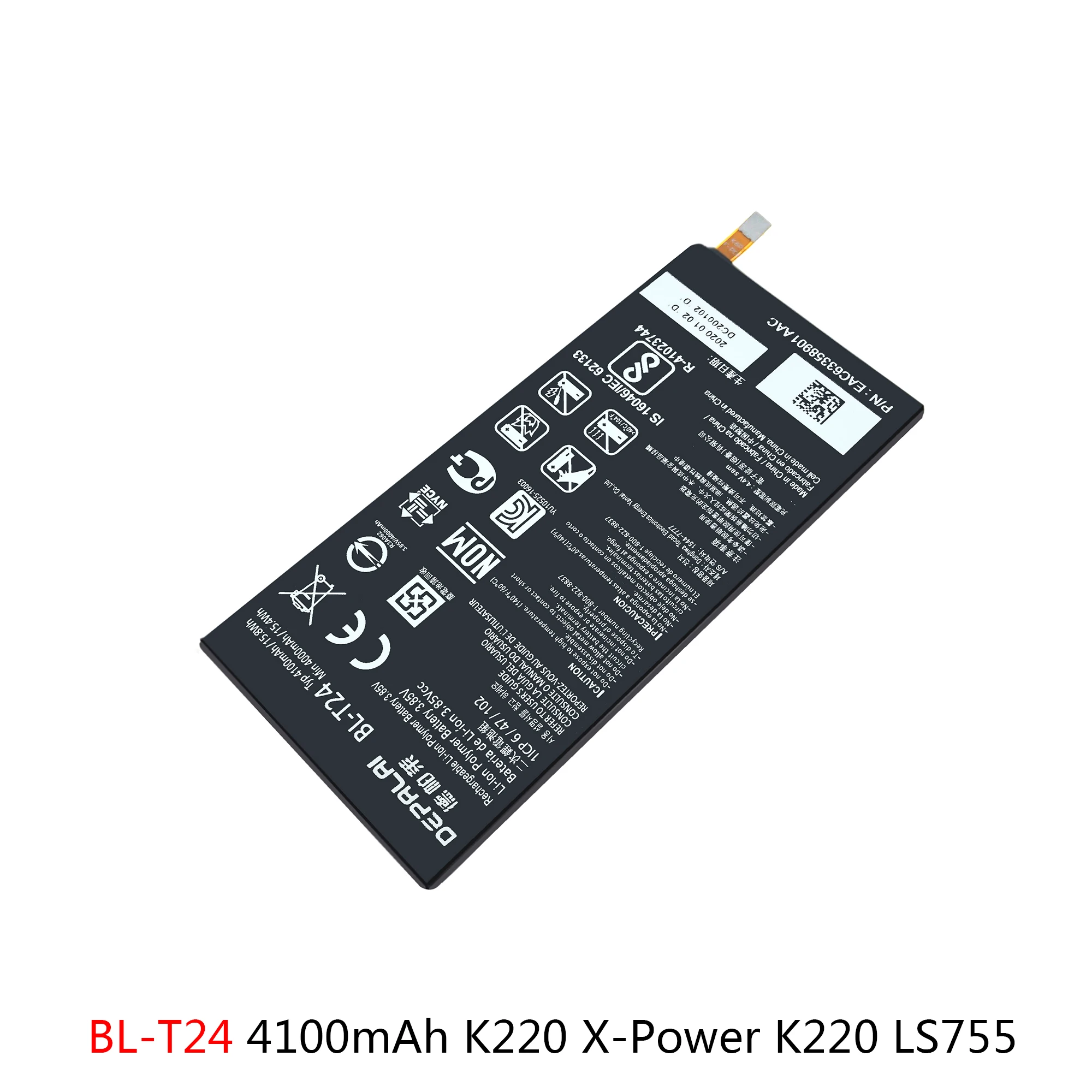 BL-T24 BL-T30 BL-T34 BL-T36 Battery For LG X-Power 2 K220 L64VL L63BL M320F M322 K10 V30 H930 K30 X410TK Batteries