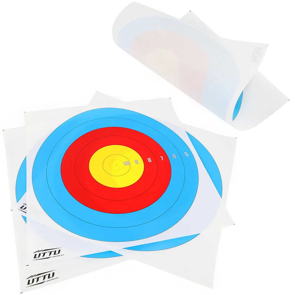 

10 шт. нетканая мишень для стрельбы из лука, бумажная стандартная мишень для стрел для лука, охотничья стрельба, аксессуары для соревнований