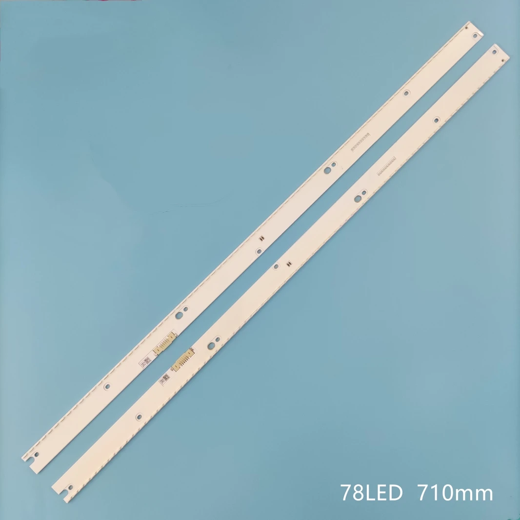 Bande de rétroéclairage LED, pour UE65KU6670, UE65KU6659, UE65KU6509, UE65KU6500, UE65MU6400, UE65MU6500, UE65MU6670, UE65KU6400, 2 pièces/ensemble